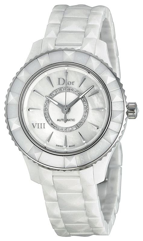 Dior VIII Automatic Diamond White Cera